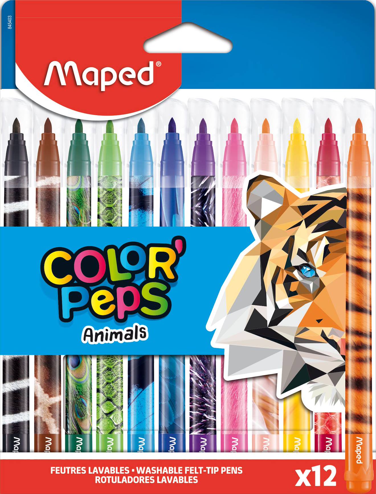 Feutres Animals Color Peps Multicolore