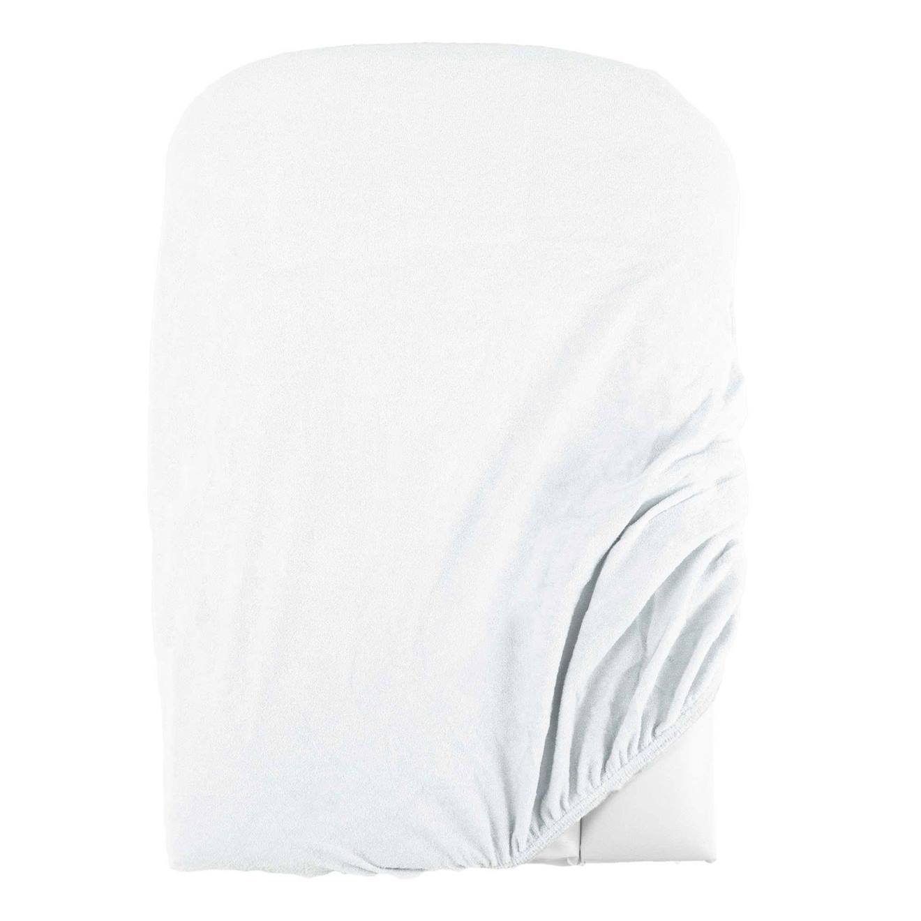 Housse De Matelas À Langer Éponge Blanc