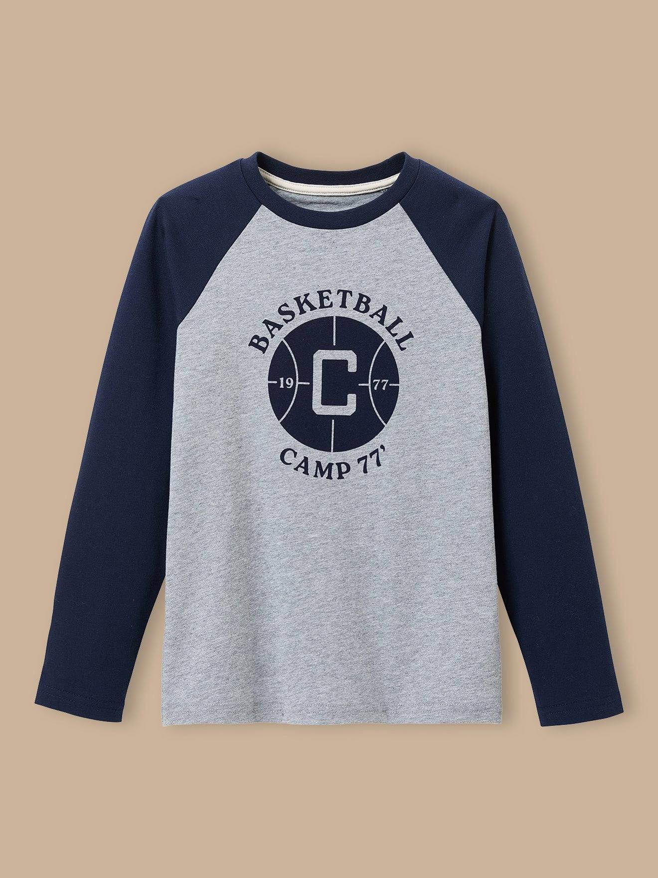 T-shirt Imprimé Garçon Gris Chine T-shirt Imprimé Garçon Gris Chine
