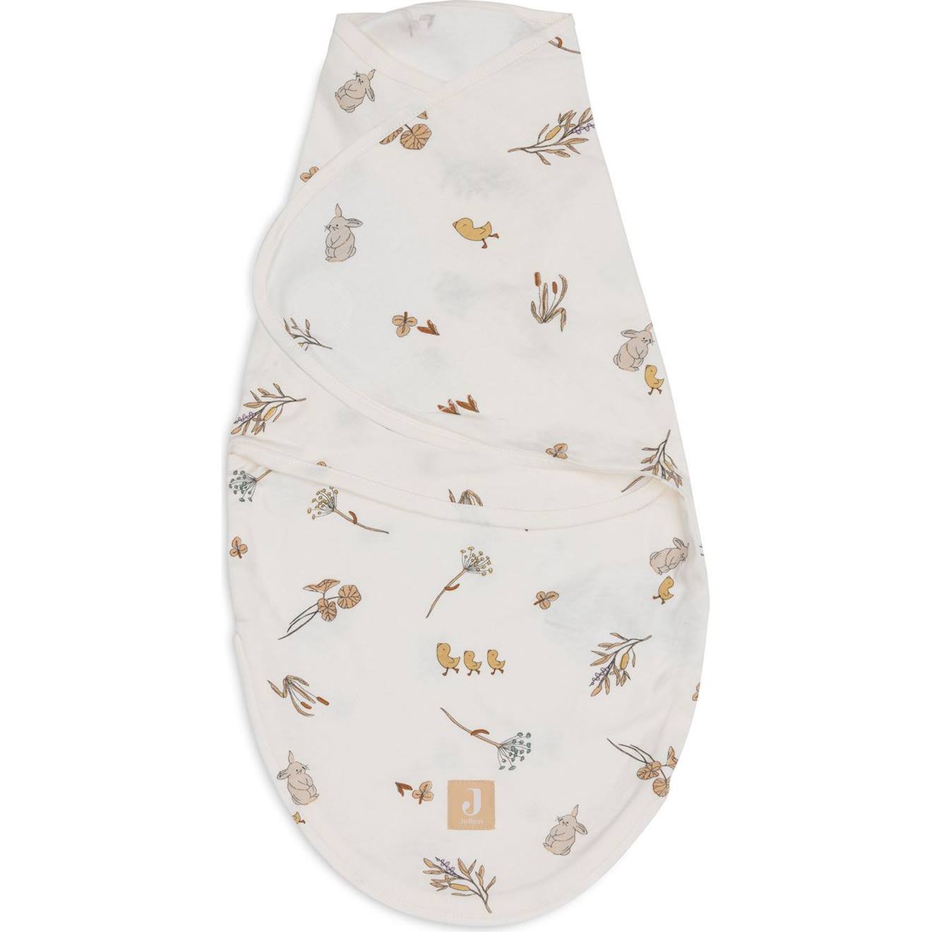 Couverture D'emmaillotage Tog 0.5 En Coton Ecru, Jaune, Gris