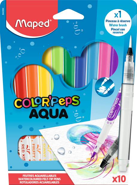 Fille-Accessoires-Fourniture scolaire-Feutres aquarelle avec pinceau et réserve