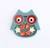 Assiette à compartiments ventousée en silicone hibou Green 2 - vertbaudet enfant 