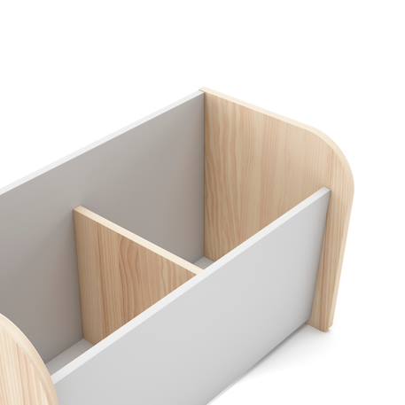 Coffre à jouets 2 niches - gamme simon Green+White 12 - vertbaudet enfant 