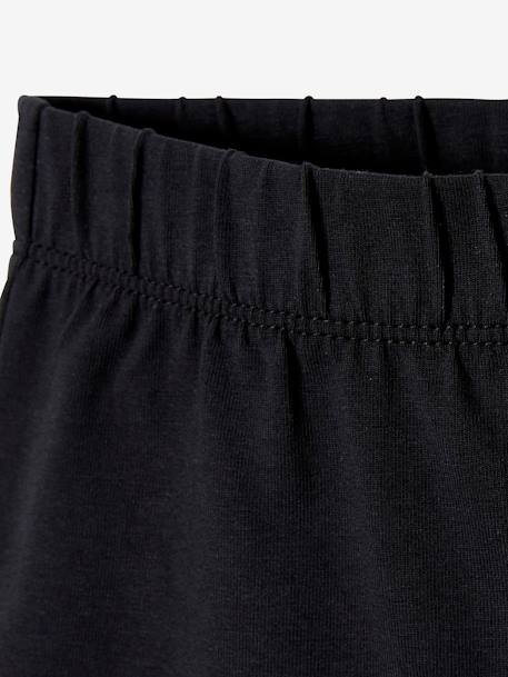 Lot De 2 Shorts Fille à Porter Sous Robe Oeko-Tex - Noir/Blanc/Rose, Confortable
