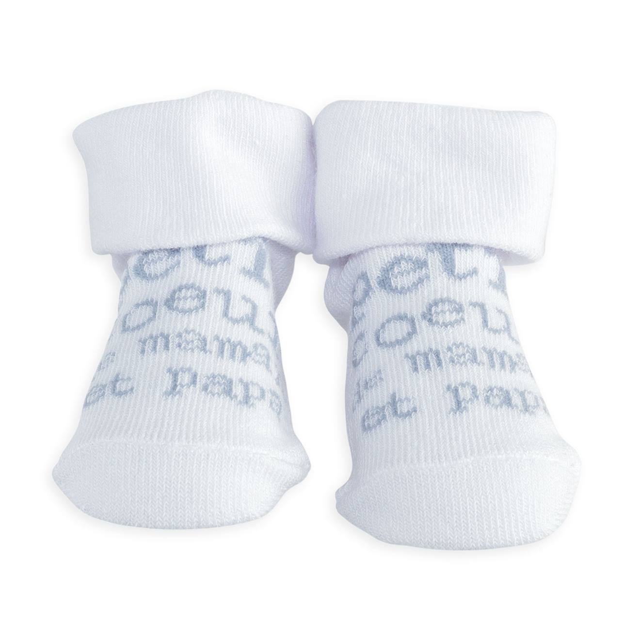 Chaussettes Pour Bébé - Petit Coeur Blanc