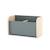 Coffre à jouets 2 niches - gamme simon Green+White 5 - vertbaudet enfant 