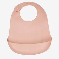-Bavoir bébé en silicone avec récupérateur