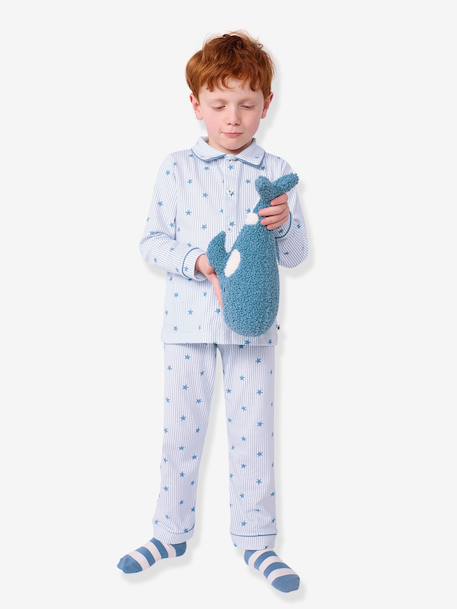 Garçon-Pyjama, surpyjama-Pyjama boutonné imprimé étoiles