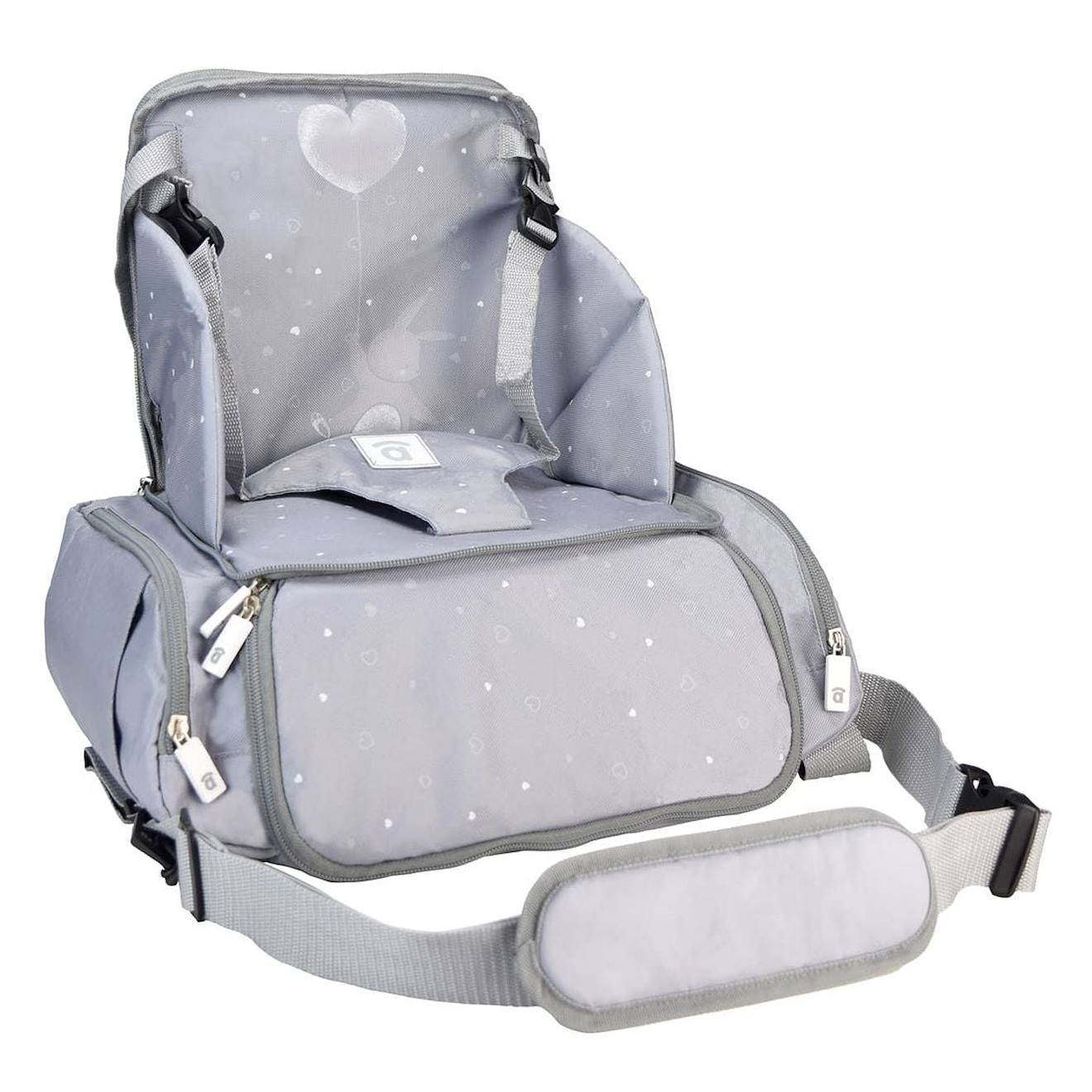 Réhausseur Voyage 2 En 1 Sac Isotherme Sushi Gris