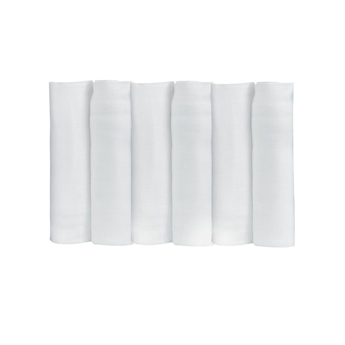 Lot De 6 Langes Blanc