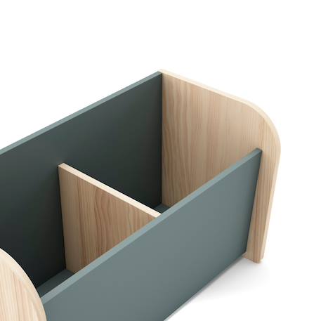 Coffre à jouets 2 niches - gamme simon Green+White 6 - vertbaudet enfant 