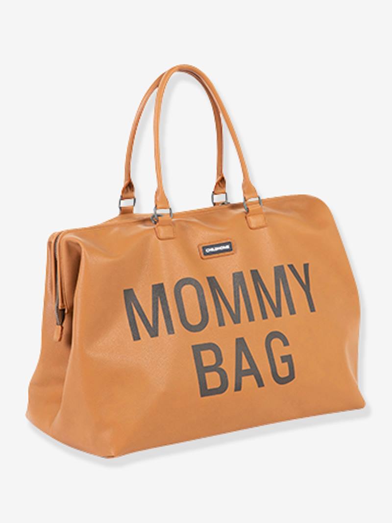 Sac à langer Mommy bag simili cuir CHILDHOME brun - Childhome