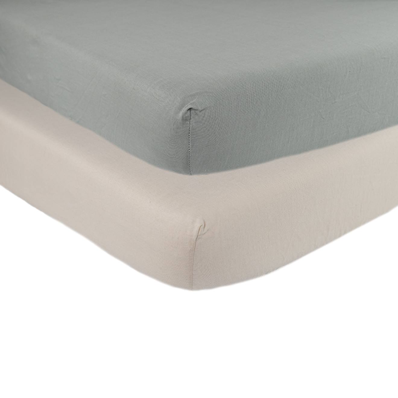 Lot De 2 Draps-housses Lit Bébé #8fbc8f