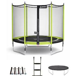 -Trampoline ø 300?cm + filet + échelle + bâche + kit d'ancrage - jumpi 300
