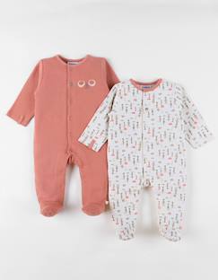 -Lot de 2 pyjamas bébé jersey