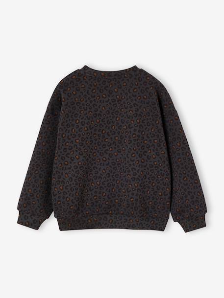 Sweat fille léopard capsule mère/fille beige+gris foncé 11 - vertbaudet enfant 
