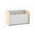 Coffre à jouets 2 niches - gamme simon Green+White 9 - vertbaudet enfant 