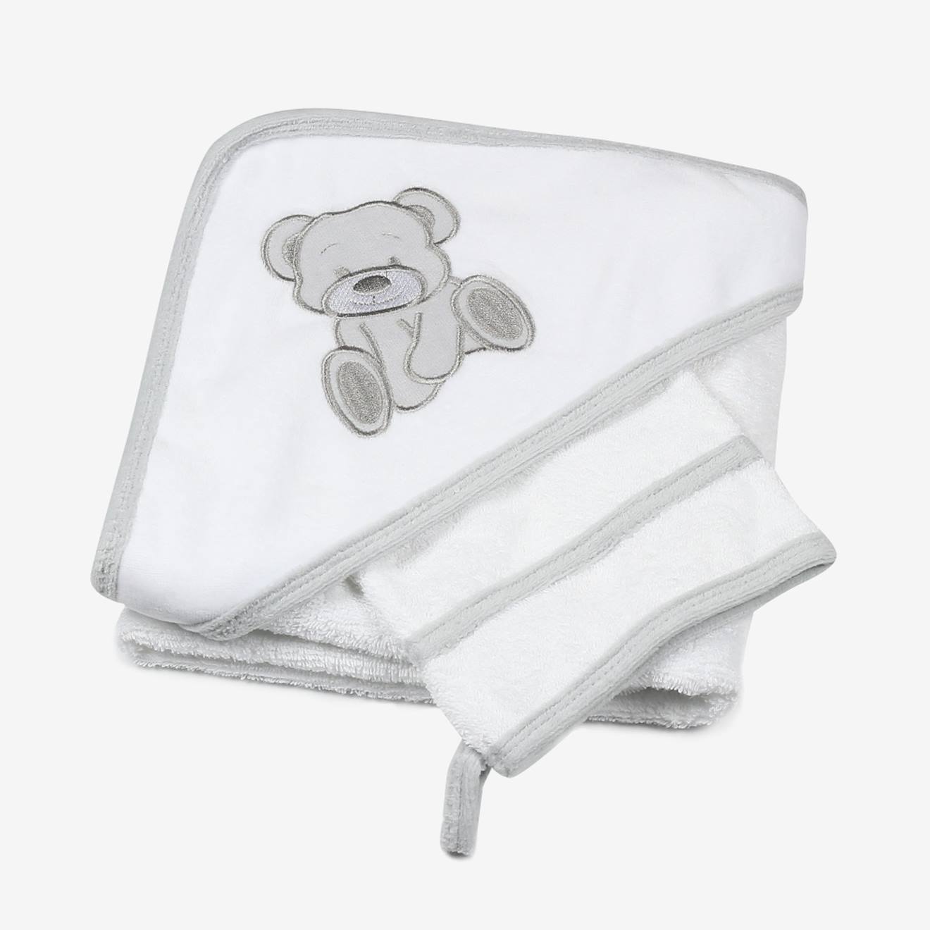 Sortie De Bain Bébé Blanc