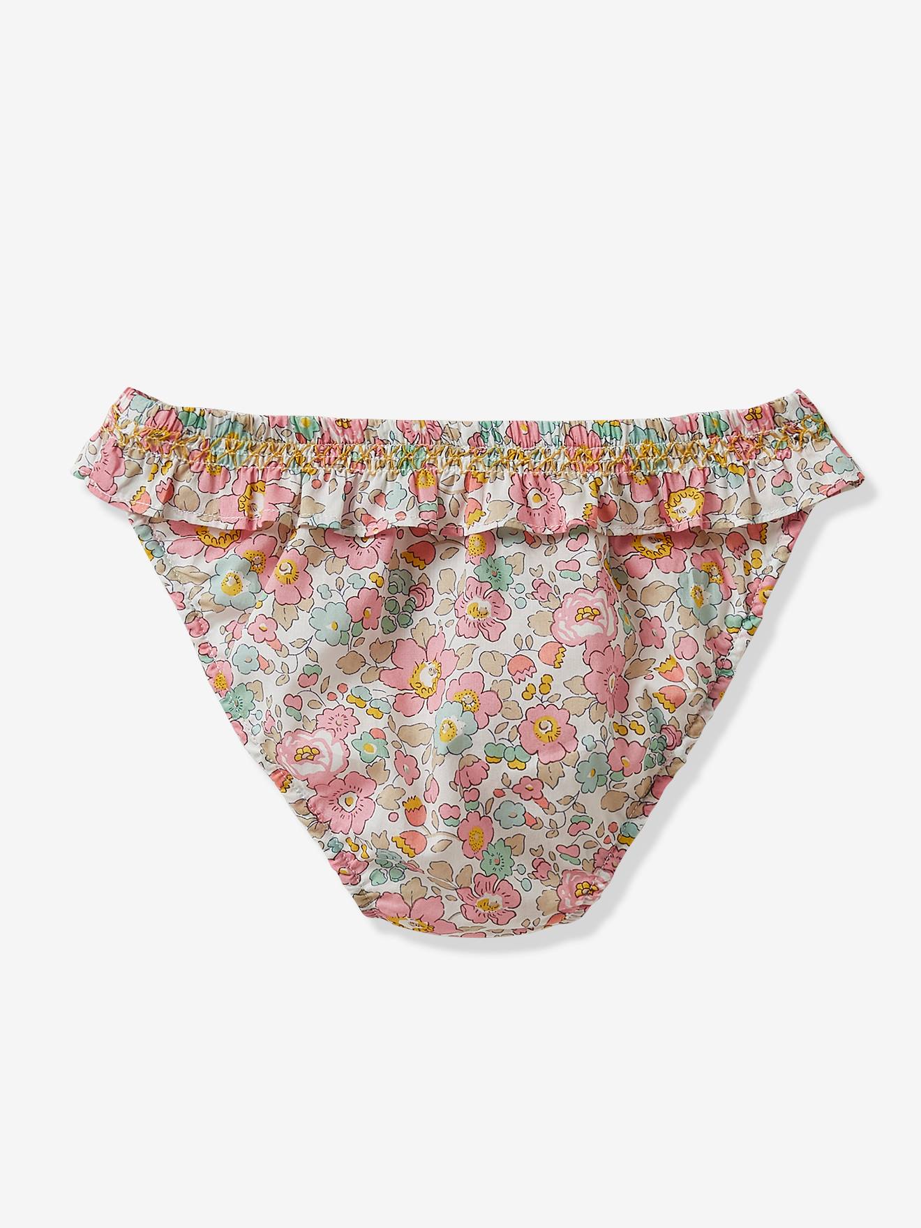 Culotte de bain en tissu Liberty fille CYRILLUS liberty strawberry thief Culotte de bain en tissu Liberty fille CYRILLUS liberty strawberry thief