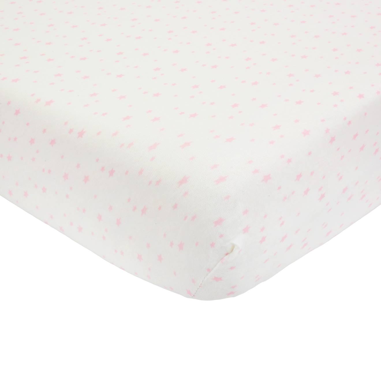 Drap Housse Étoiles Blanc