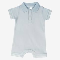 -Combishort bébé en maille piquée