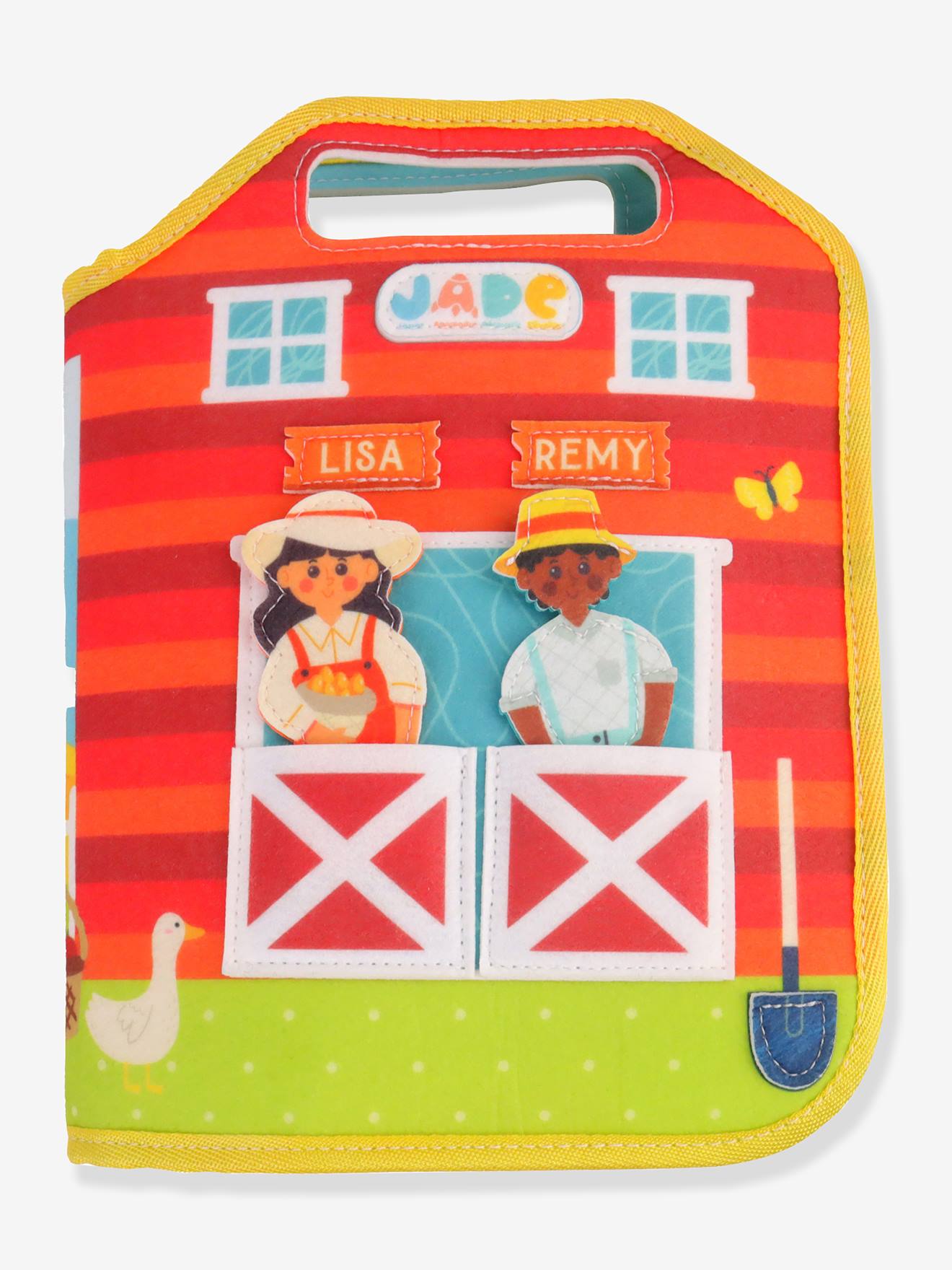Livre d'activités Montessori ferme multicolore