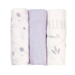 -Lot de 3 langes