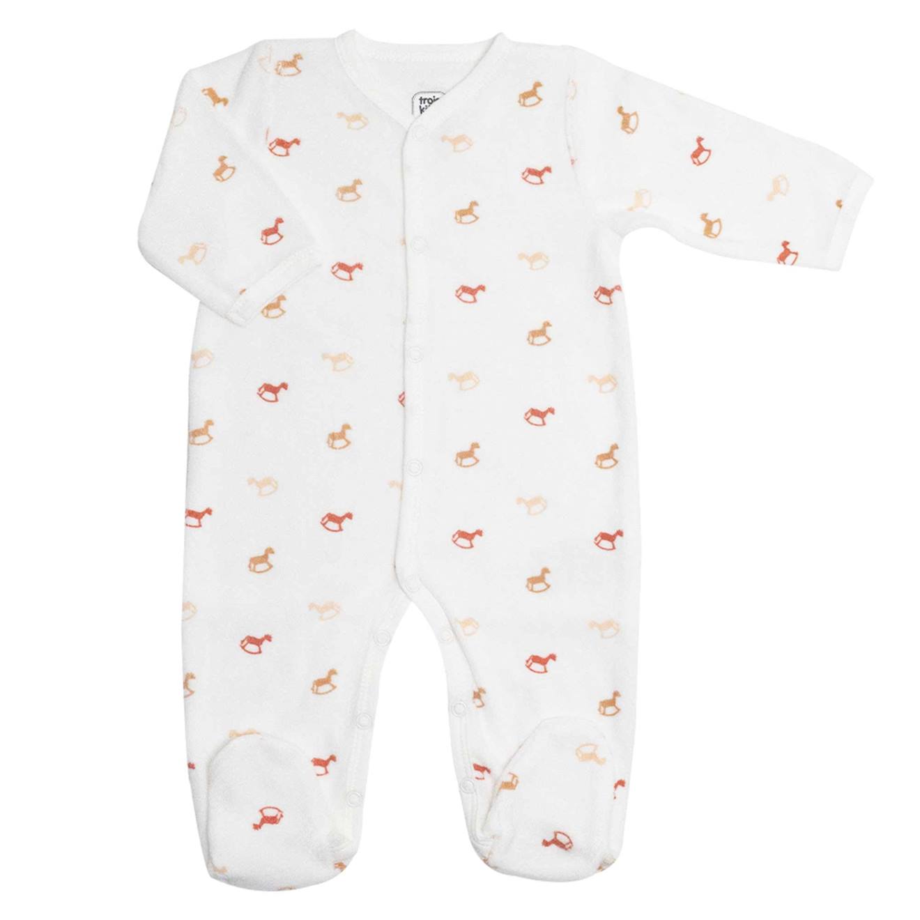 Grenouillère Bébé Motifs Tendances De Chevaux À Bascule Crudo