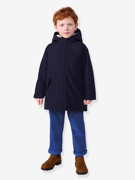 Garçon-Manteau-Parka enfant mi-longue