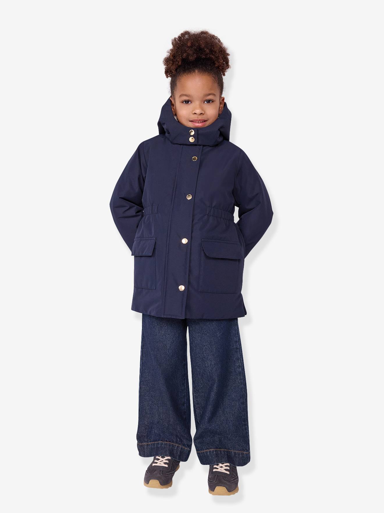 Parka mi-longue marine Parka mi-longue marine
