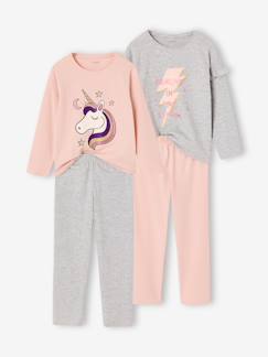 -Lot de 2 pyjamas fille