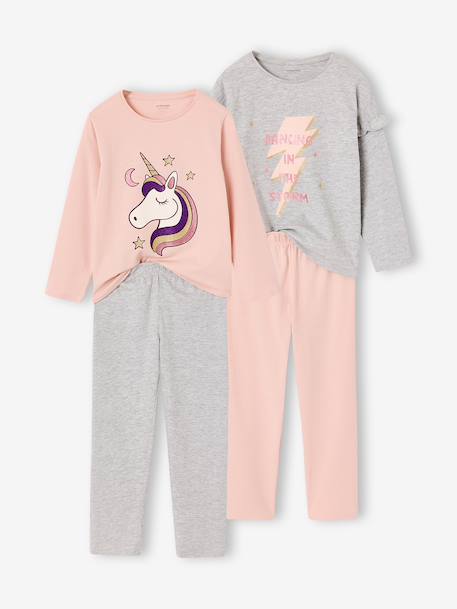 Lot de 2 pyjamas fille  - vertbaudet enfant