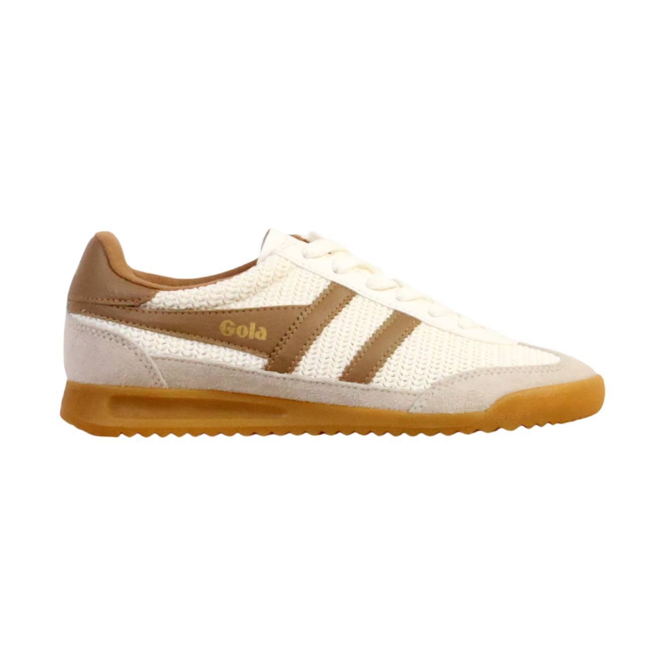 Baskets Basses À Lacets Blanc Cassé Caramel Clair
