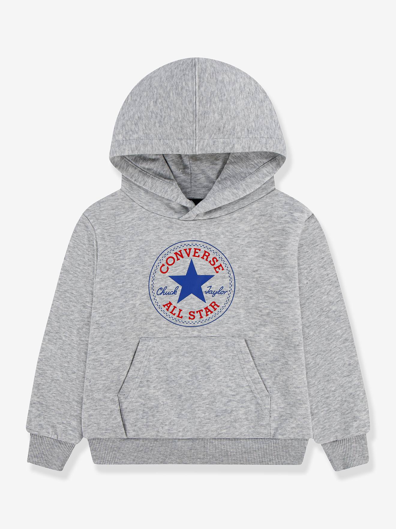 Sweat à capuche gris