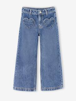 Jean large fille  - vertbaudet enfant
