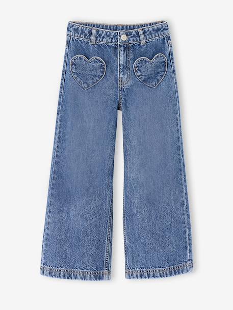 Jean large fille  - vertbaudet enfant