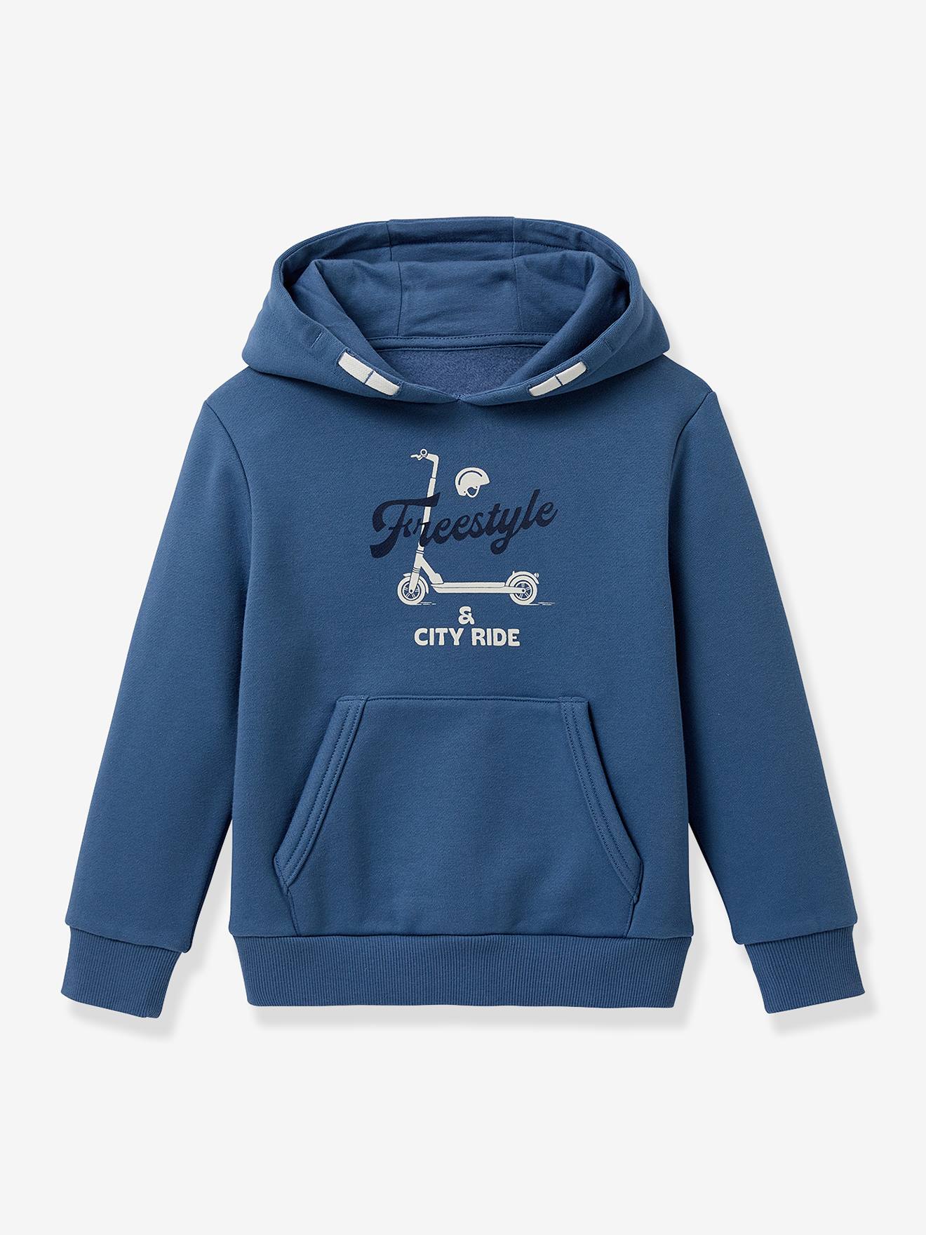 Sweat À Capuche Bleu