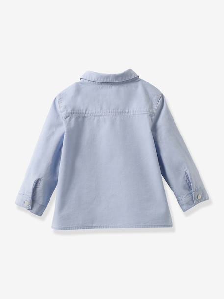 Chemise Oxford bleu clair 2 - vertbaudet enfant 