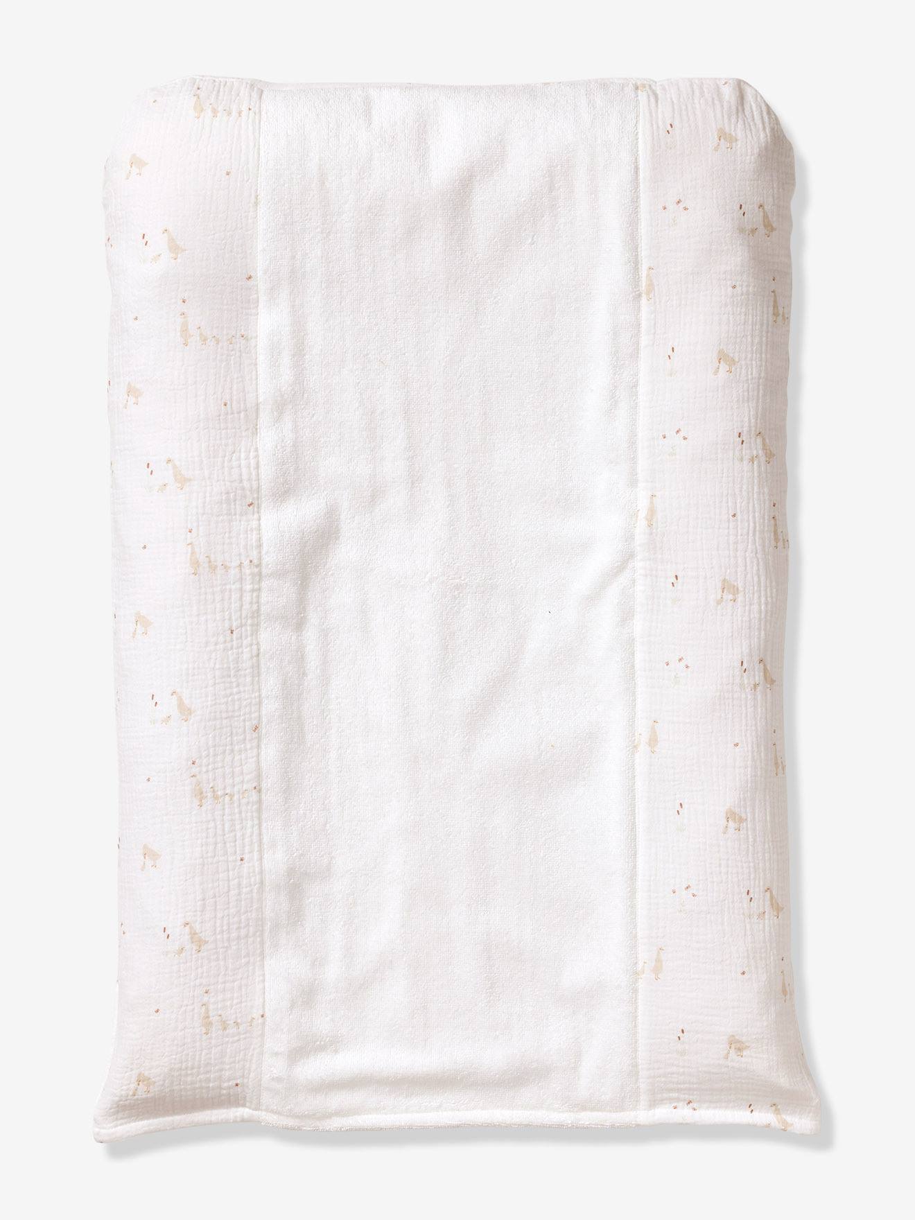 Matelas à langer en gaze de coton écru (Vertbaudet) - Image 2