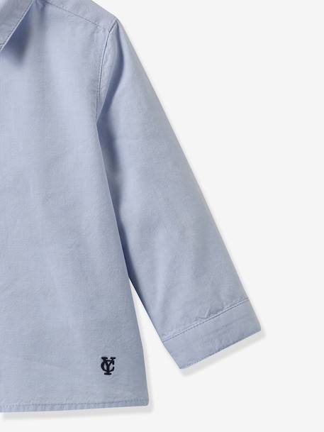 Chemise Oxford bleu clair 3 - vertbaudet enfant 