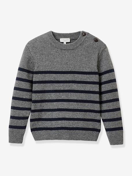 Garçon-Pull, gilet, sweat-Pull-Pull marinière