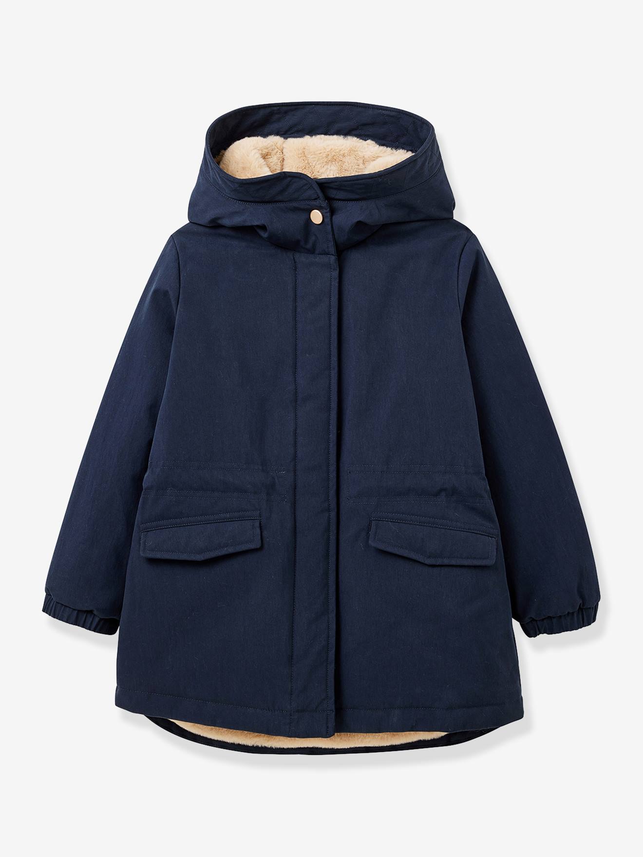Parka chic rouge