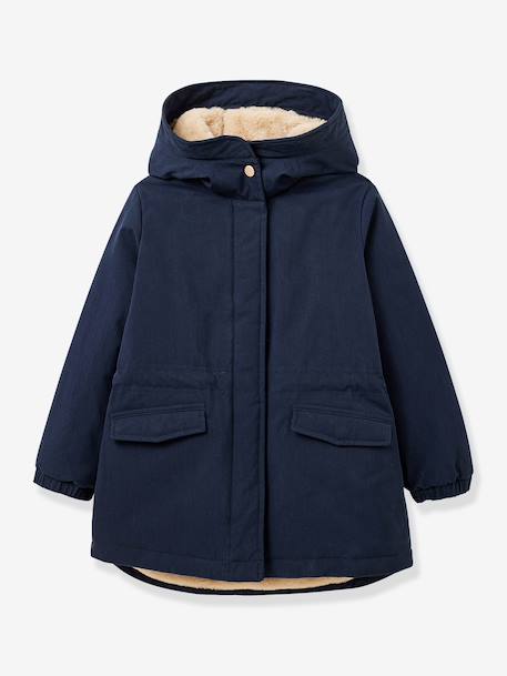 Fille-Parka chic