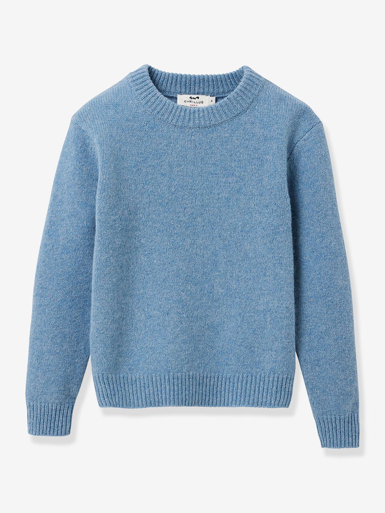 Pull Merinos Bleu Clair