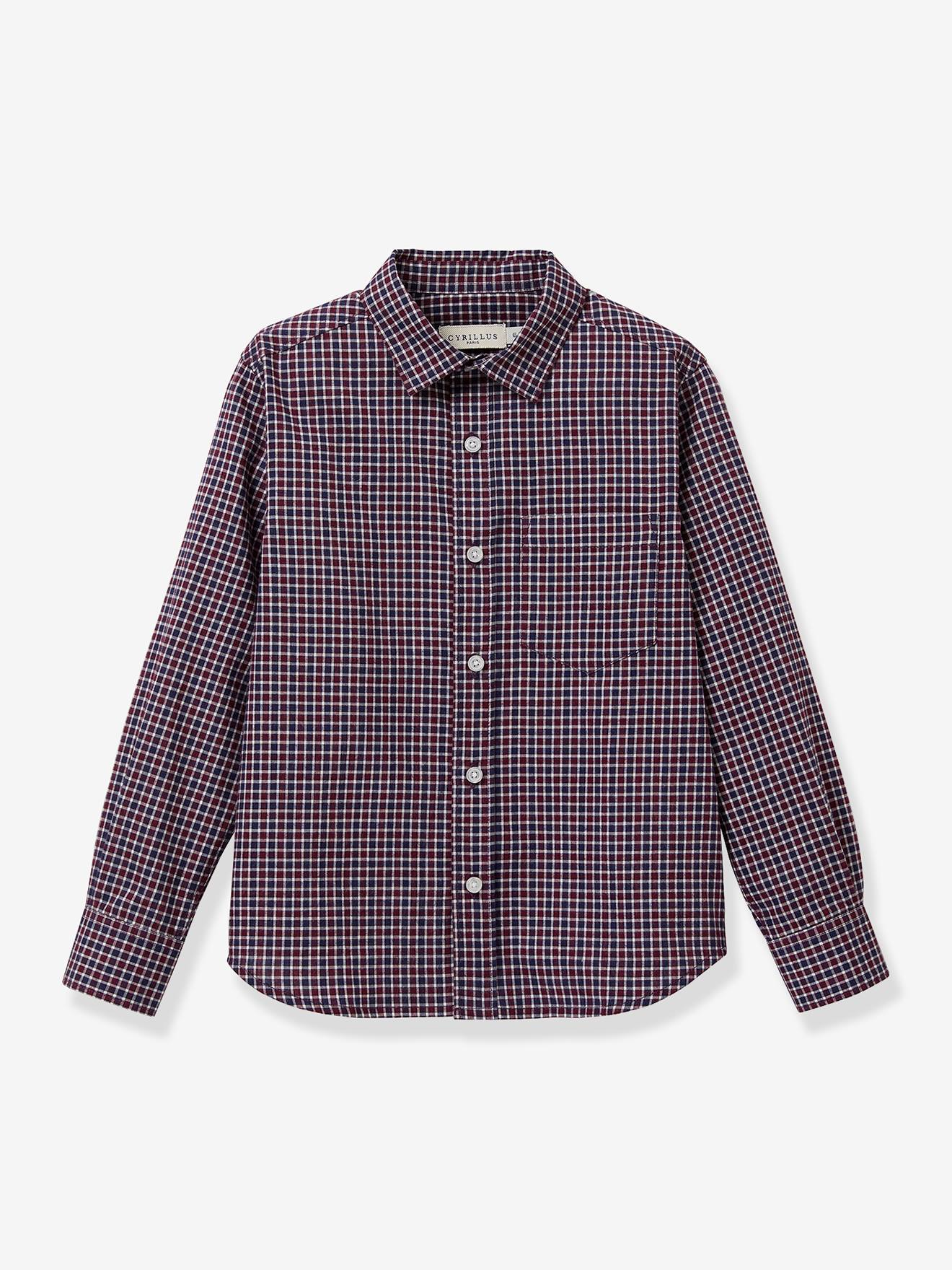 Chemise Manches Longues Bordeaux 38$