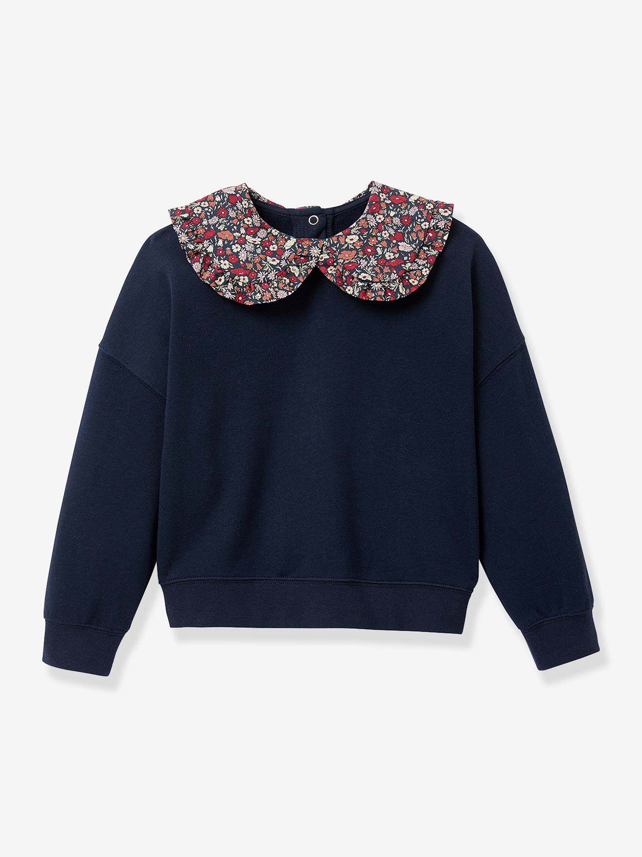 Sweat Col Claudine Marine