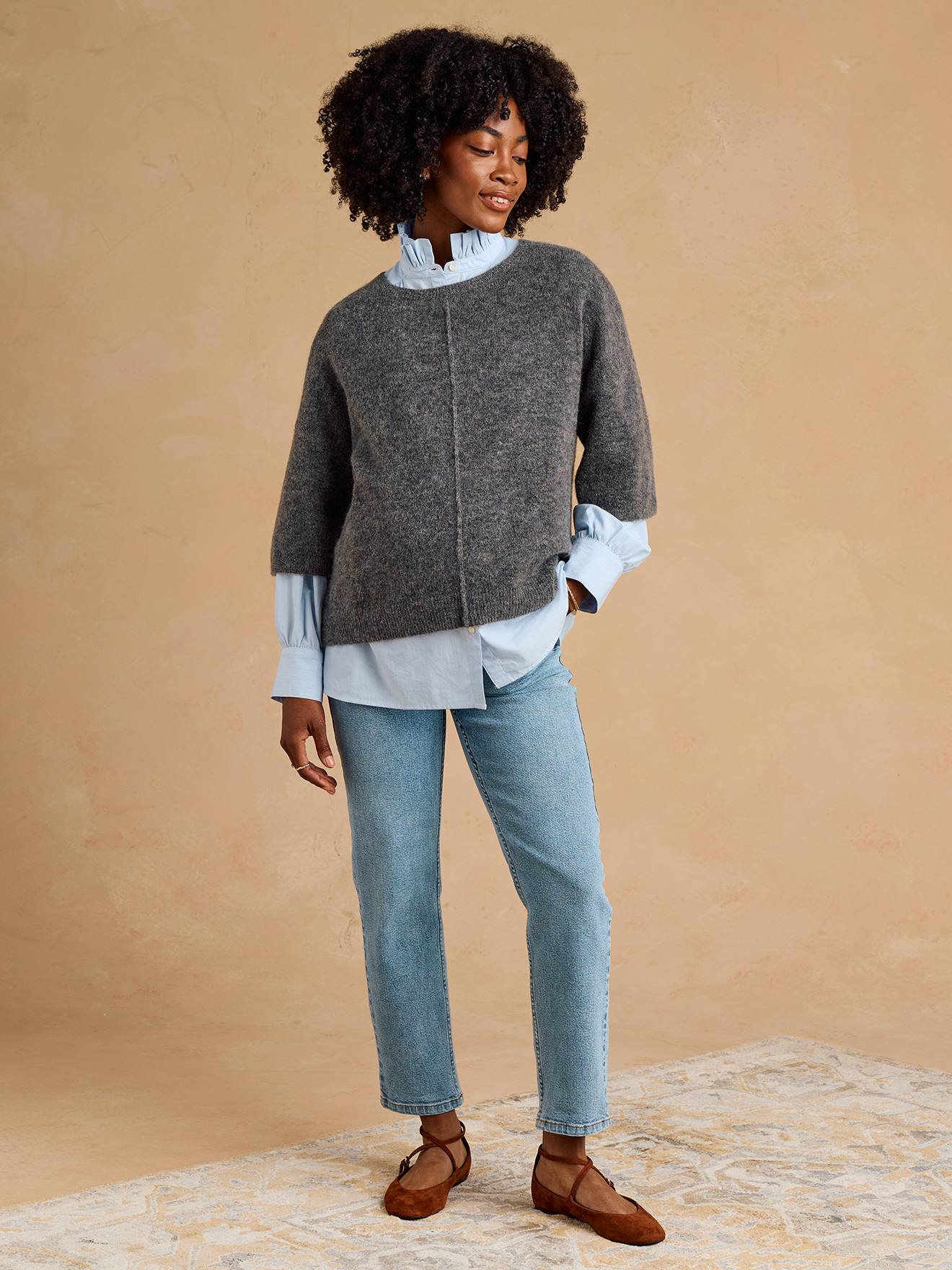 Jean mom ankle de grossesse stone Jean mom ankle de grossesse stone