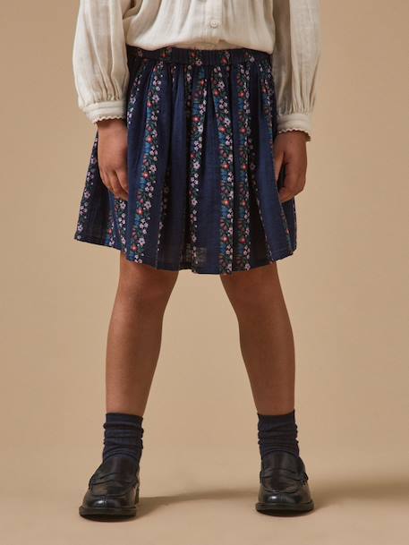 Fille-Jupe gaze de coton fille