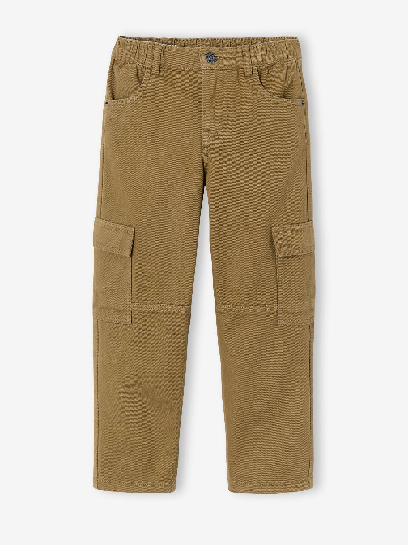 Pantalon battle garçon olive
