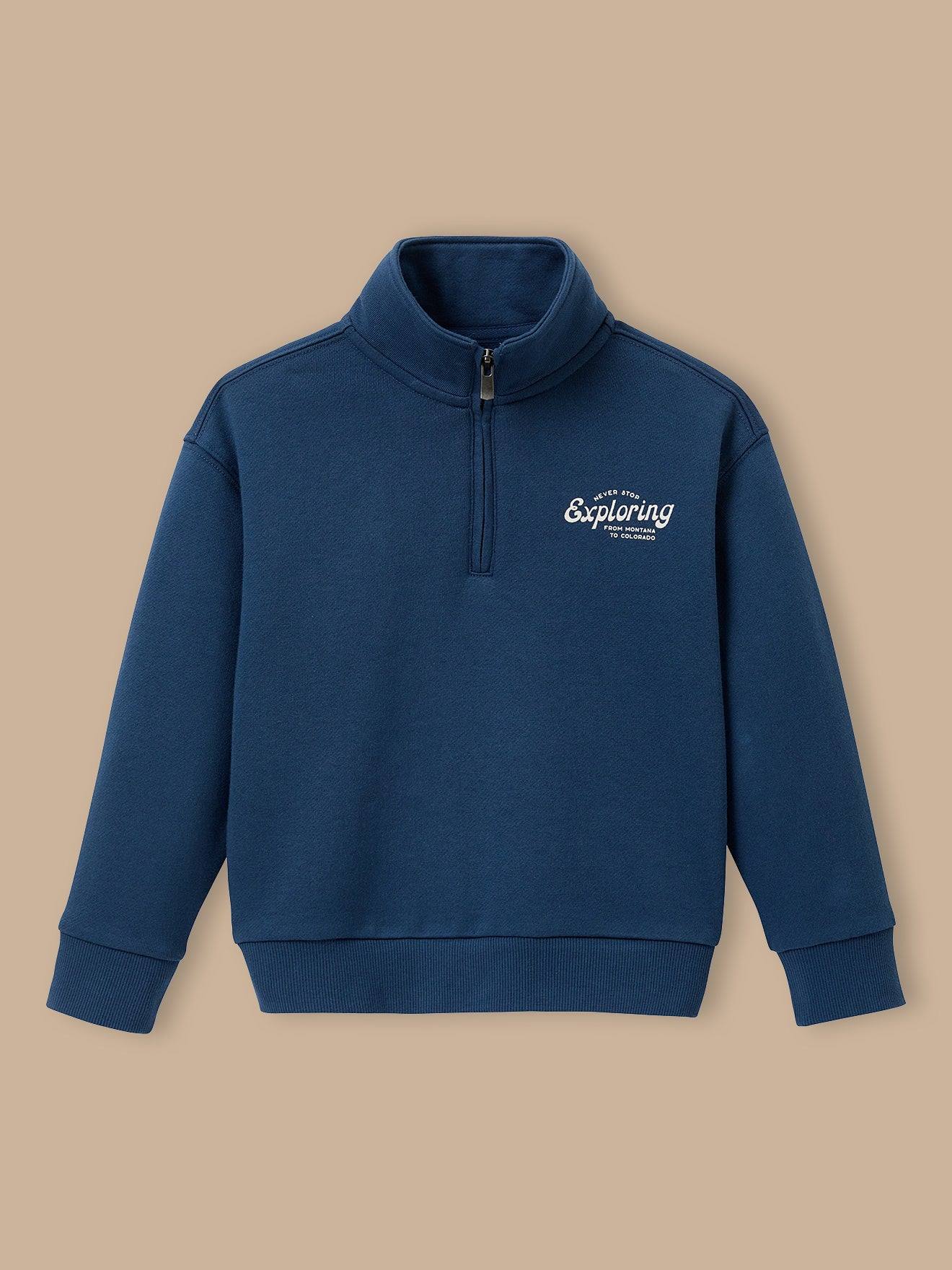 Sweat Col Montant Garçon Orage